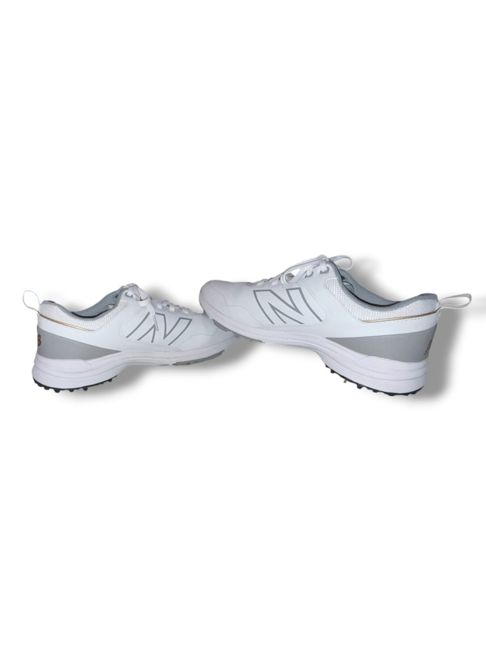 NEW BALANCE S Brighton V2 Golf Shoes - Women’s 10.5 Wide - White/Grey - Picture 11 of 13